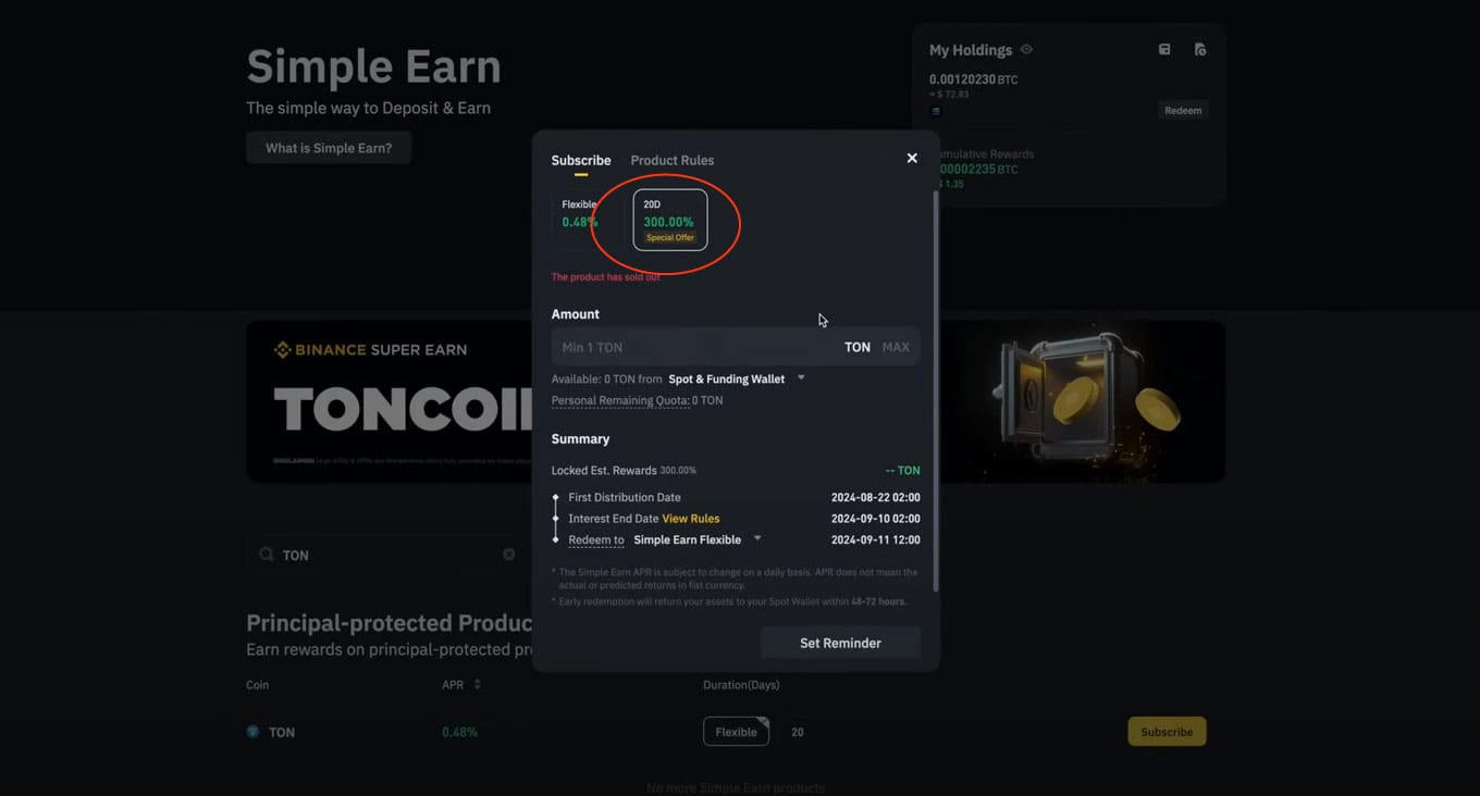 Binance Super Earn