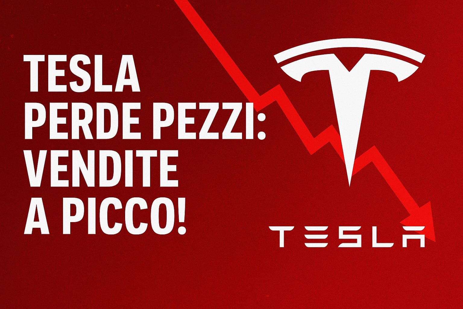 Tesla perde pezzi: vendite A PICCO!