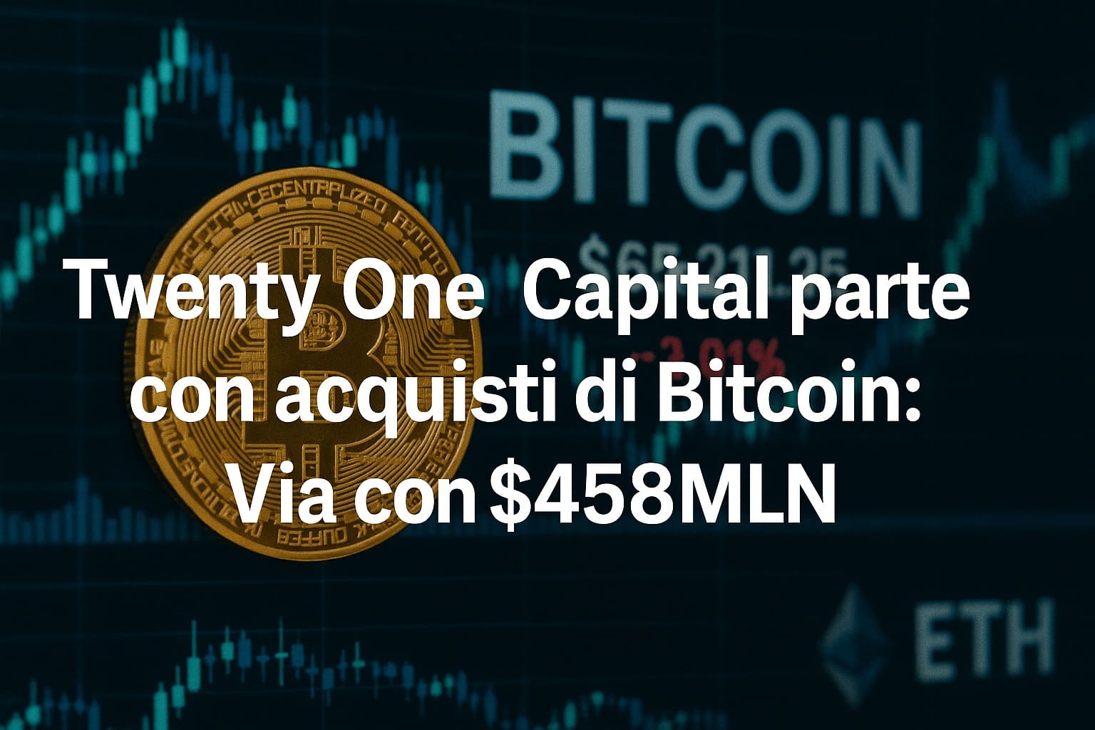 Twenty one capital parte con acquisti di Bitcoin: Via con $458MLN