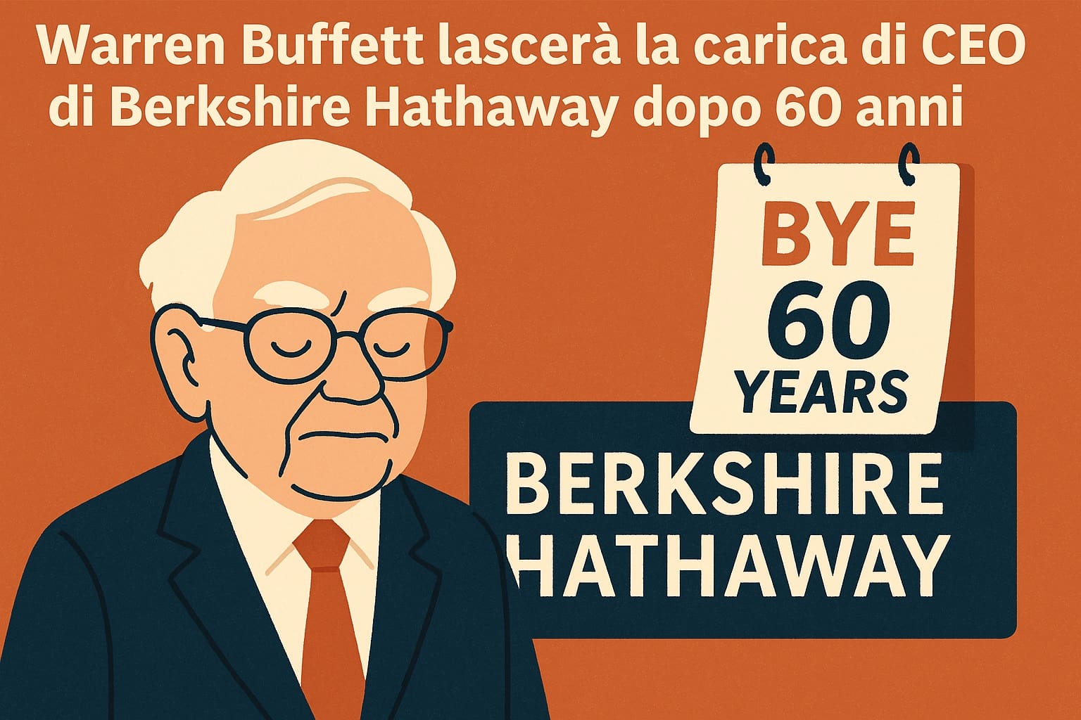 Warren Buffett non sarà più il CEO di Berkshire Hathaway