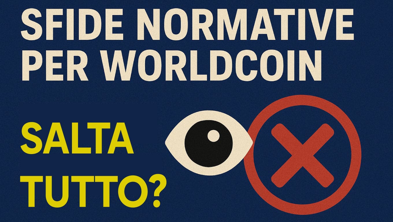 Sfide normative per Worldcoin: salta tutto?