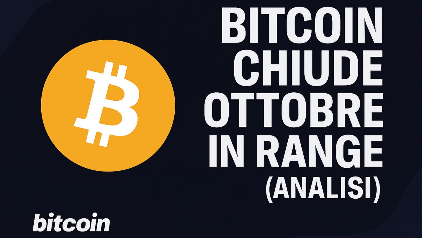 Bitcoin chiude ottobre in range (analisi)