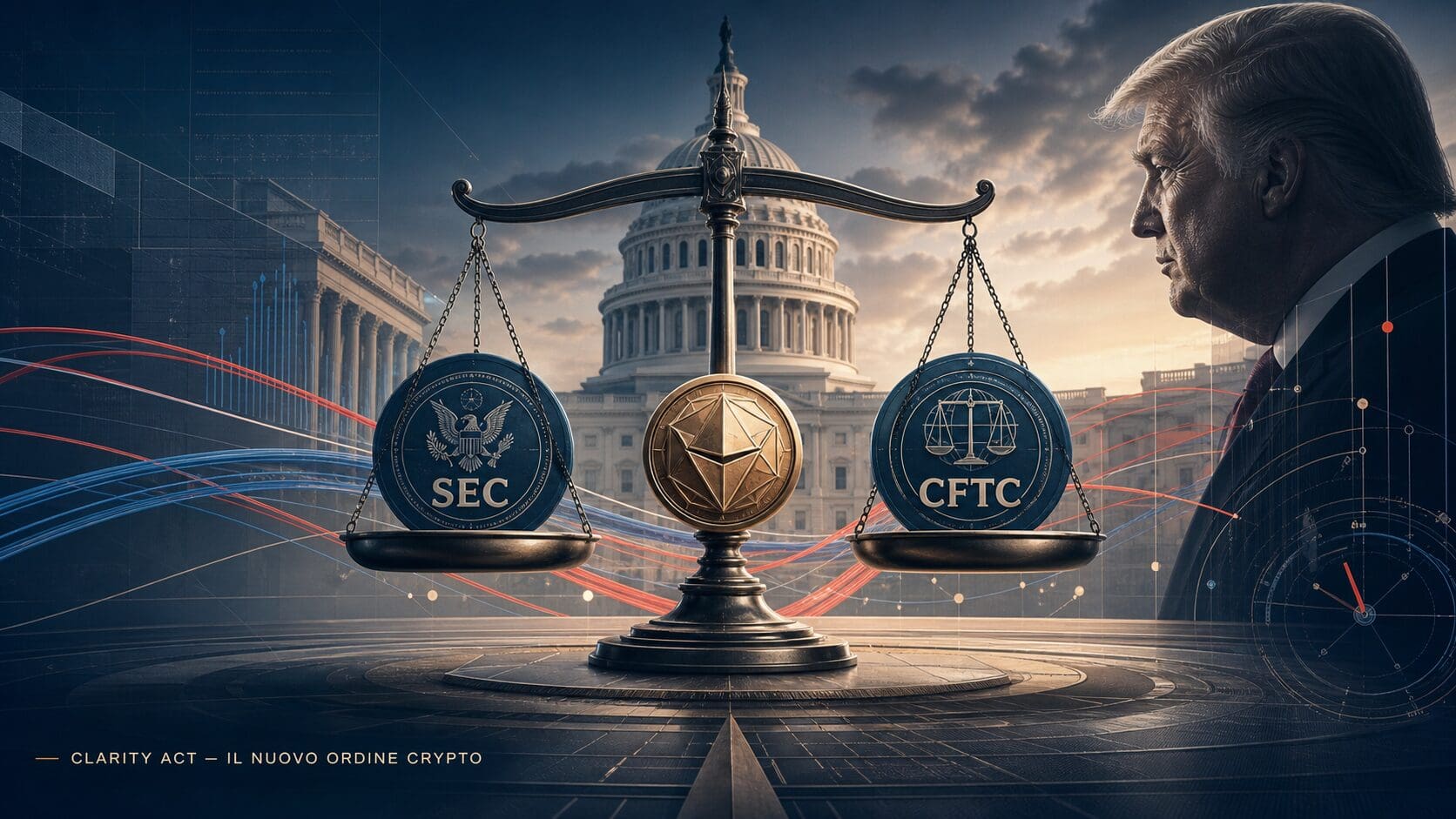 CLARITY Act: il nuovo ordine “crypto”, con i limiti di Trump