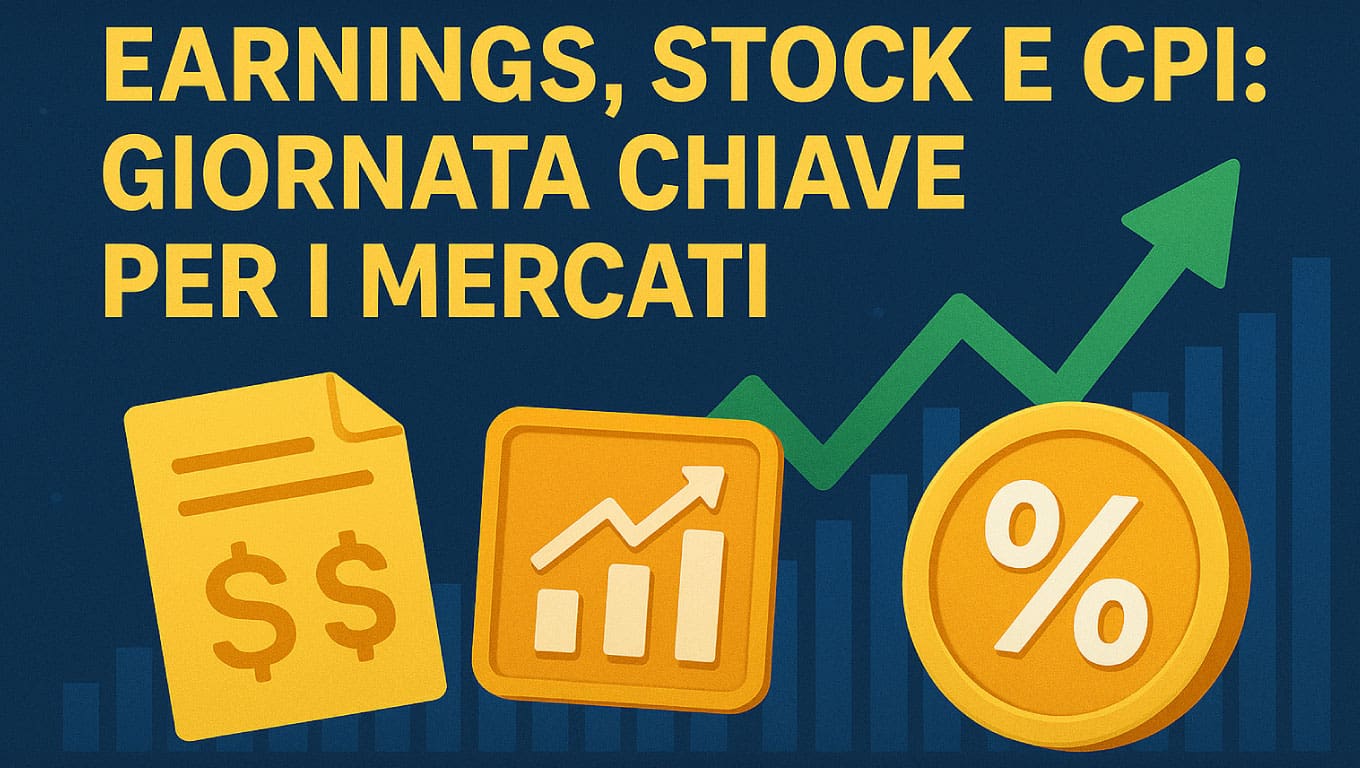 Tra CPI ed earnings, giornata chiave per i mercati