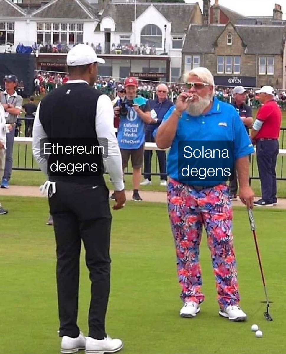 Meme Ethereum contro Solana