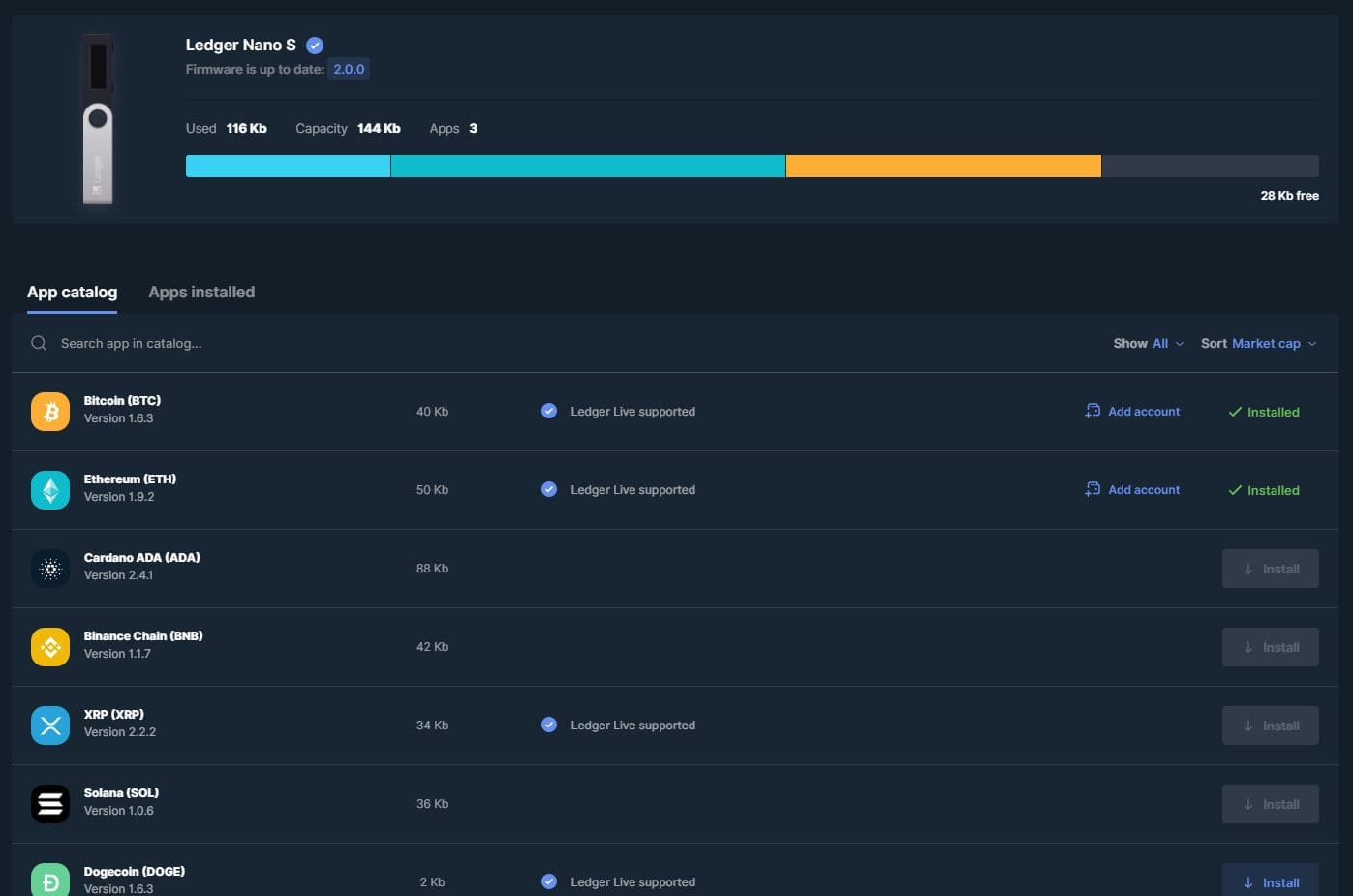 Manager: gestisci le tue applicazioni