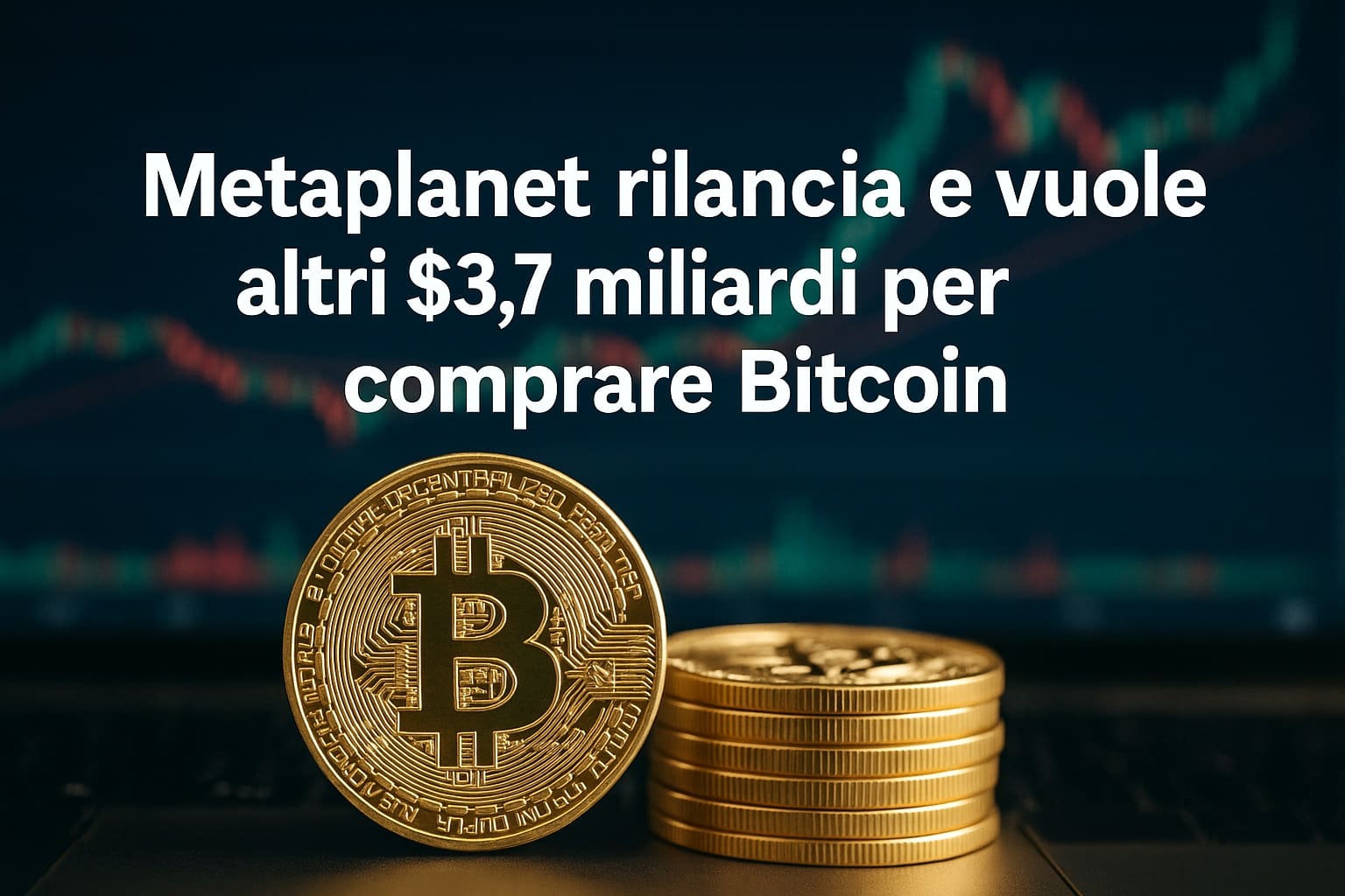 Metaplanet rilancia e vuole altri $3.7 miliardi per comprare Bitcoin