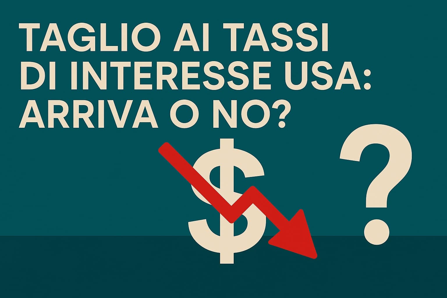 Taglio ai tassi di interesse USA in arrivo?