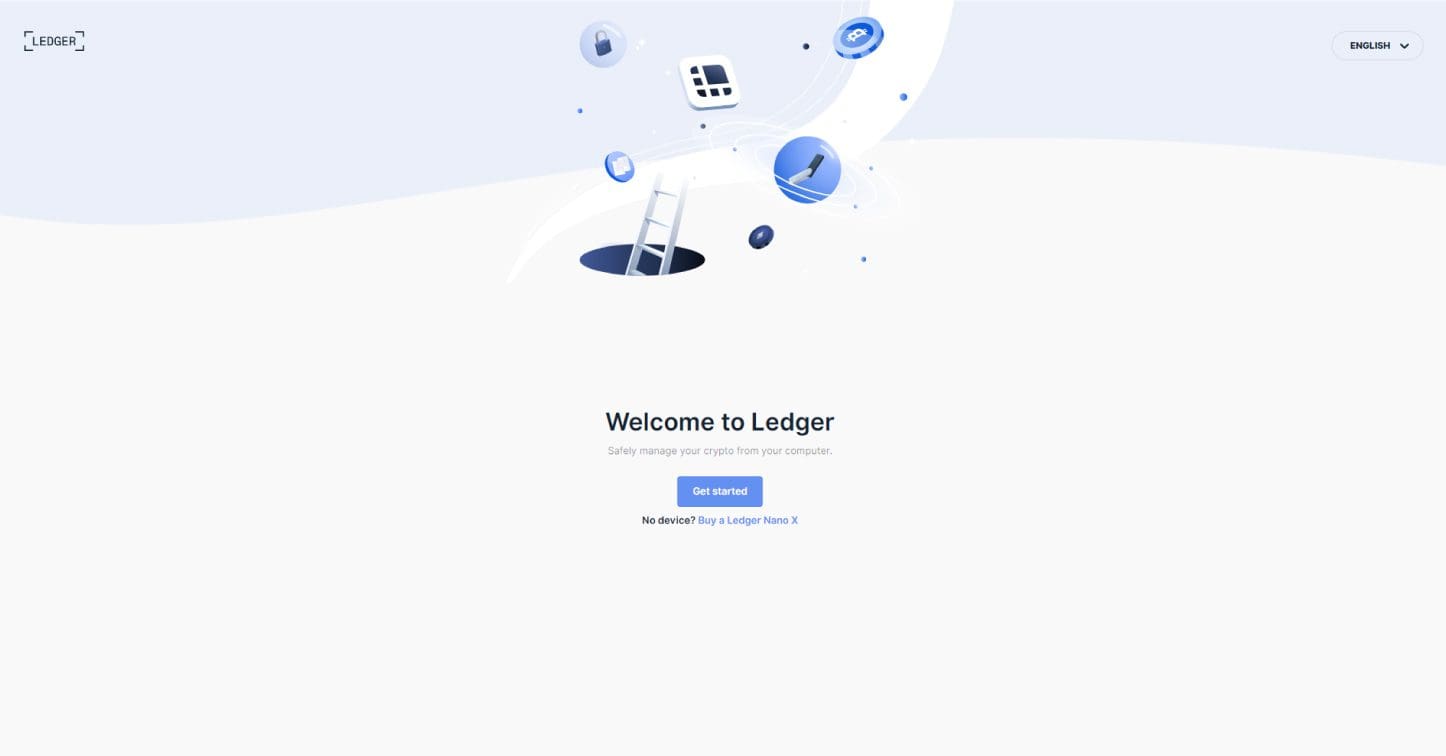 Ledger Live Main Screen